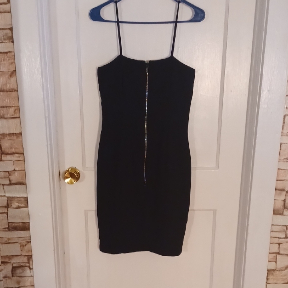 Elegant Black Dress Chetta B Sherrie Bloom Peter Noviello Size 8
